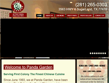 Tablet Screenshot of mypandagarden.com